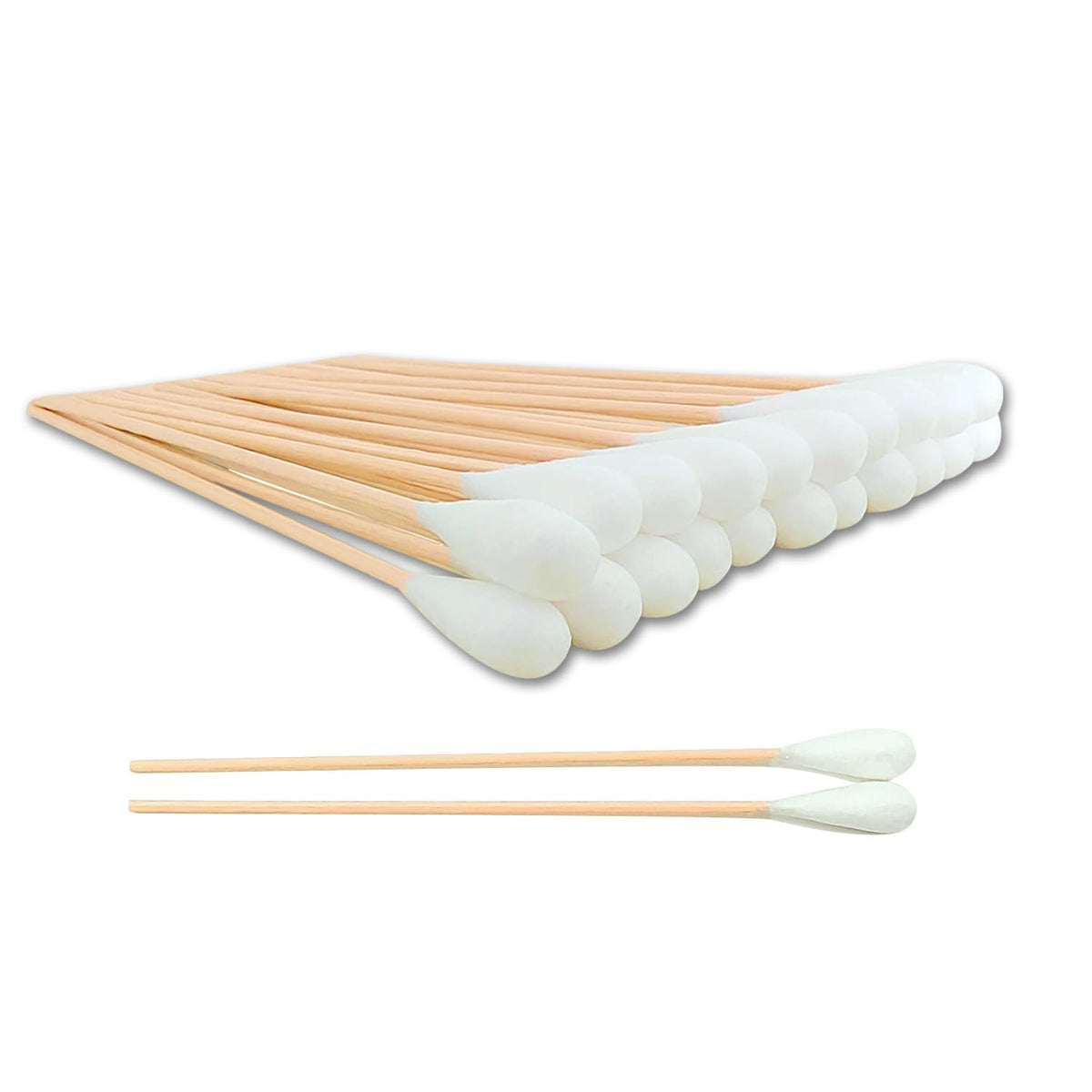 150pcs Large Cotton Swabs,6 Inch Long Large Cotton Buds with Bamboo Handle for Dogs, Specifically Designed for Dogs,Professional Big Cotton Swabs,Dogs Ears Large Cotton Swabs