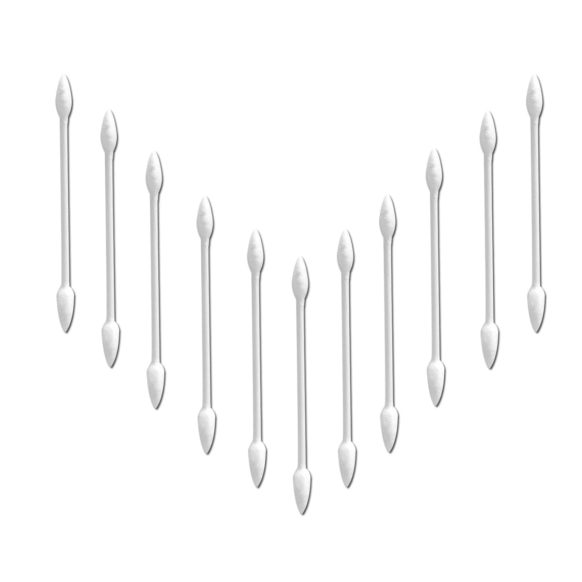 Precision Makeup Cotton Swabs, Double-Ended XL Cotton Buds with Pointed and Flat Tips,Extra Large Cotton Tips Applicator,Excellent Beauty Tools for Effective Makeup and Personal Care,375pcs