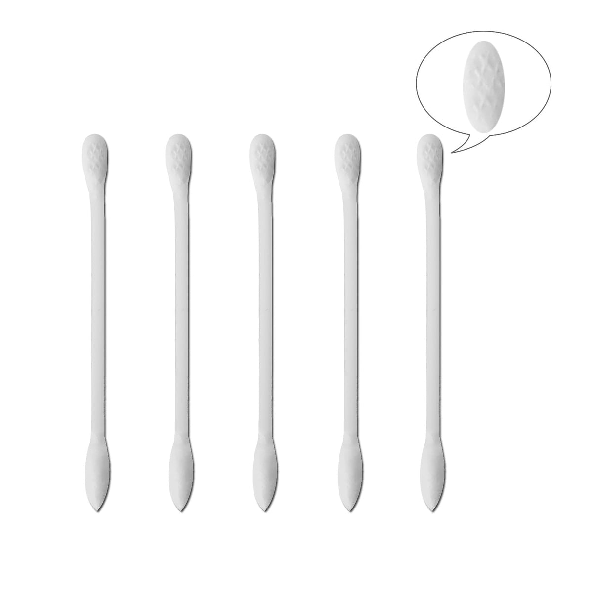 Precision Makeup Cotton Swabs, Double-Ended XL Cotton Buds with Pointed and Flat Tips,Extra Large Cotton Tips Applicator,Excellent Beauty Tools for Effective Makeup and Personal Care,375pcs