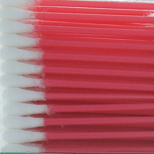 Swisspers Hot Color Cotton Swabs, 100% Cotton, Color Plastic Sticks, 500 per Pack (Color May Vary) - 2 Pack