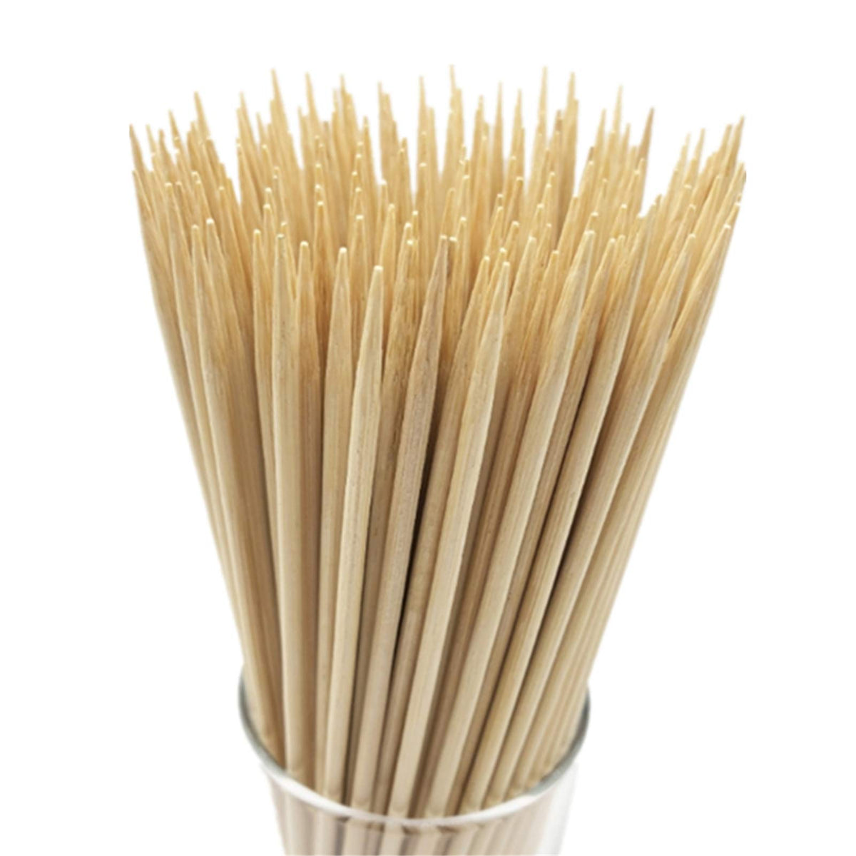 HOPELF 2400 Count Bamboo Toothpicks Skewers For Appetizer,Olive,Barbecue,Fruit,Cocktail,Teeth Cleaning,Double-Points Wooden Toothpick.