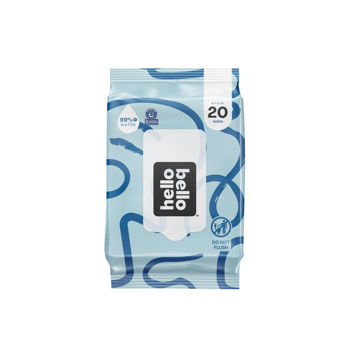 Hello Bello Premium Baby Wipes (Simply Sage) Fragrance-Free 12pk = 720ct