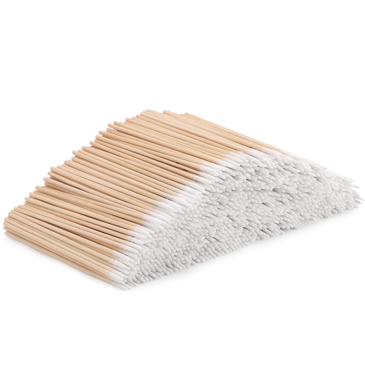 1200 Count 3" Pointed Cotton Swabs Double Precision Tip Cotton Buds with Paper Stick for Makeup