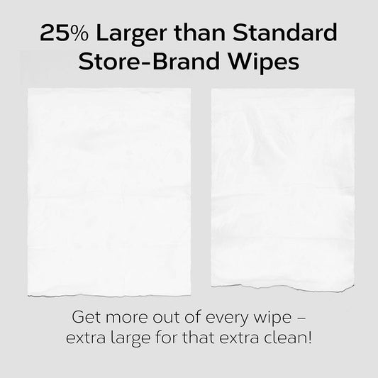 Nolla Biodegradable Flushable Wipes, Unscented, 360 Count (6 Packs of 60)