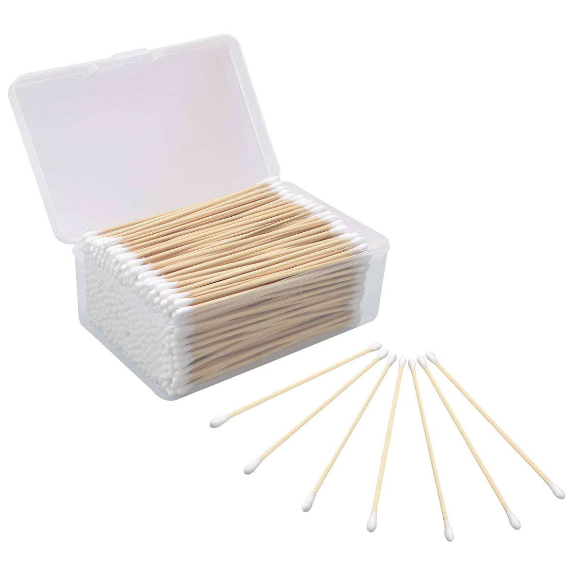 BOOSTEADY 6 Inch Cotton Gun Cleaning Swabs with Bamboo Handle(Choose Your Tip)