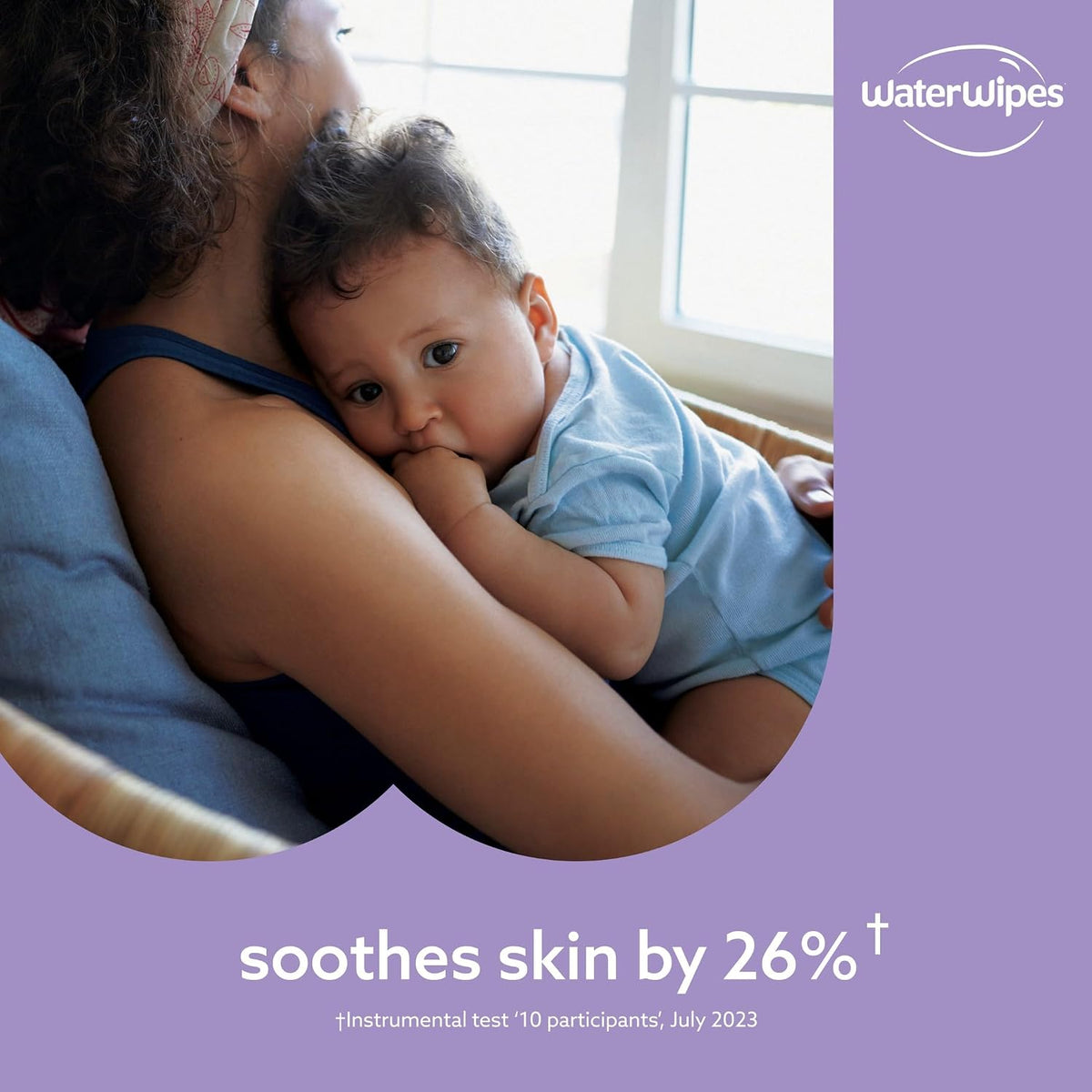 WaterWipes Sensitive+ Soothing Wipes, 3-In-1 Cleans, Cares, Soothes, 99% Water with Botanical Extract, Unscented & Hypoallergenic Baby Wipes, 360 Count (6 Packs)