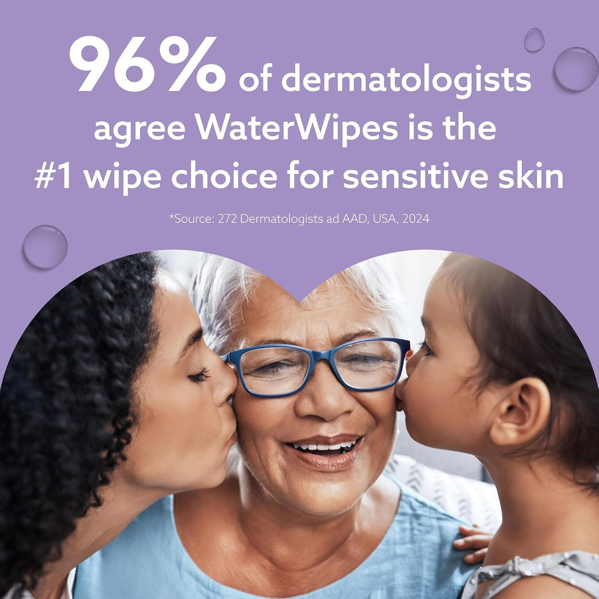 WaterWipes Sensitive+ Soothing Wipes, 3-In-1 Cleans, Cares, Soothes, 99% Water with Botanical Extract, Unscented & Hypoallergenic Baby Wipes, 360 Count (6 Packs)