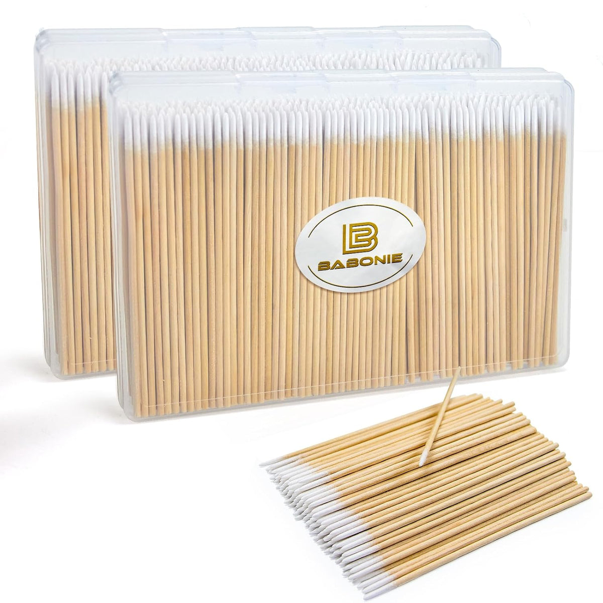 FSC Bamboo Pointed Cotton Swabs, 4-Inch Precision Micro Swabs 800PCS