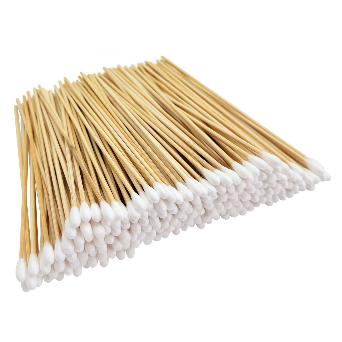 200 PCS Long Wooden Cotton Swabs, Cleaning Cotton Sticks with Wood Handle for Oil Makeup Gun Applicators, Eye Ears Eyeshadow Brush and Remover Tool, Cutips Buds for Baby and Home Accessories