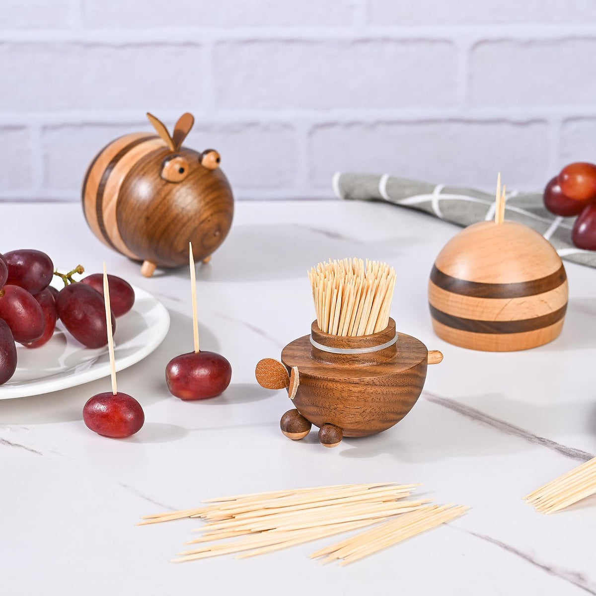 Damuzhi 1200 Pcs Bamboo Toothpicks