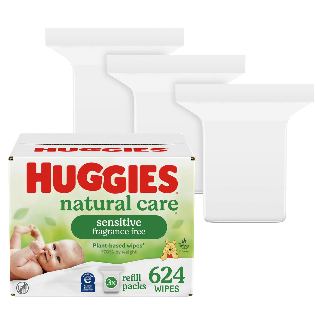 Huggies Natural Care Sensitive Baby Wipes, Unscented, 15 Packs, 960 Wipes
