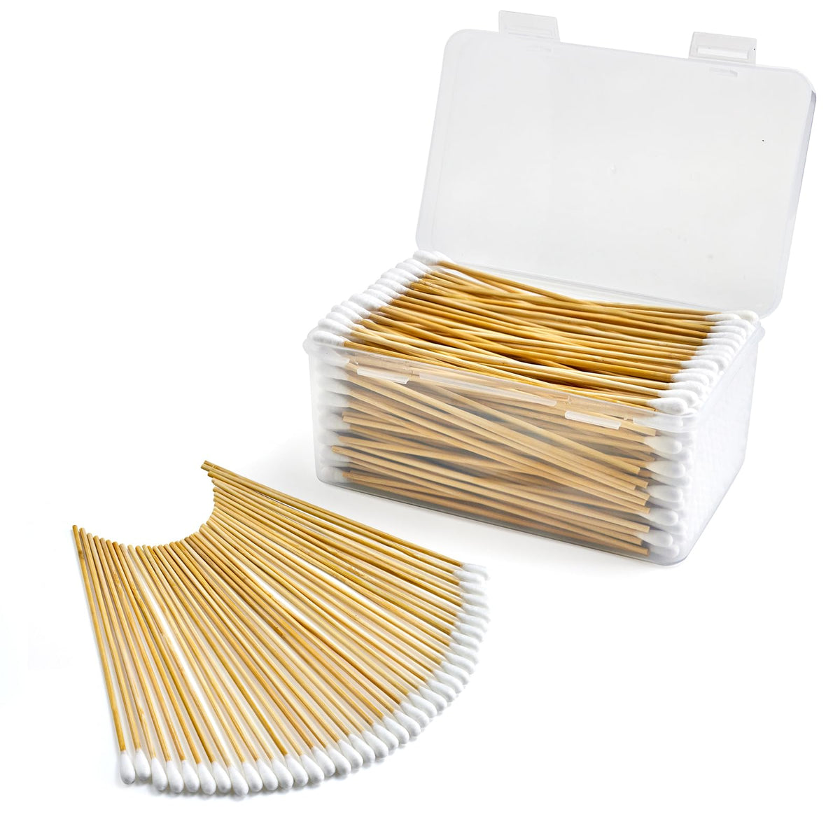 PINGMIC Gun Cleaning Swabs, 6" Long Cotton Swab