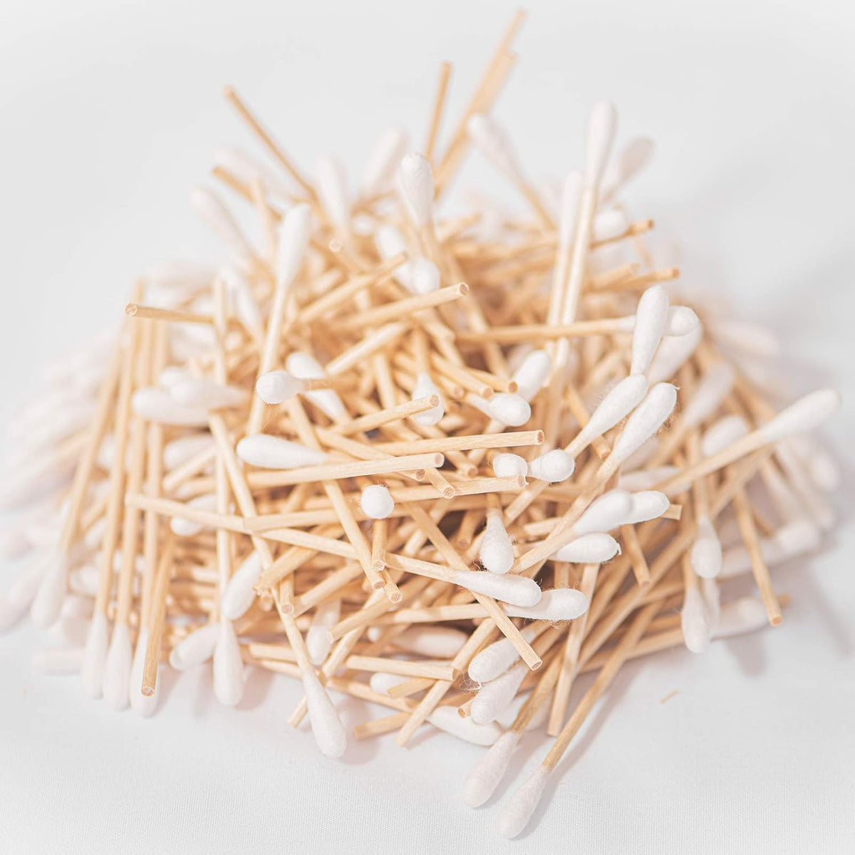 JMU Medical Cotton Swabs, Cotton Swabs with Wooden Sticks, 1000 Count