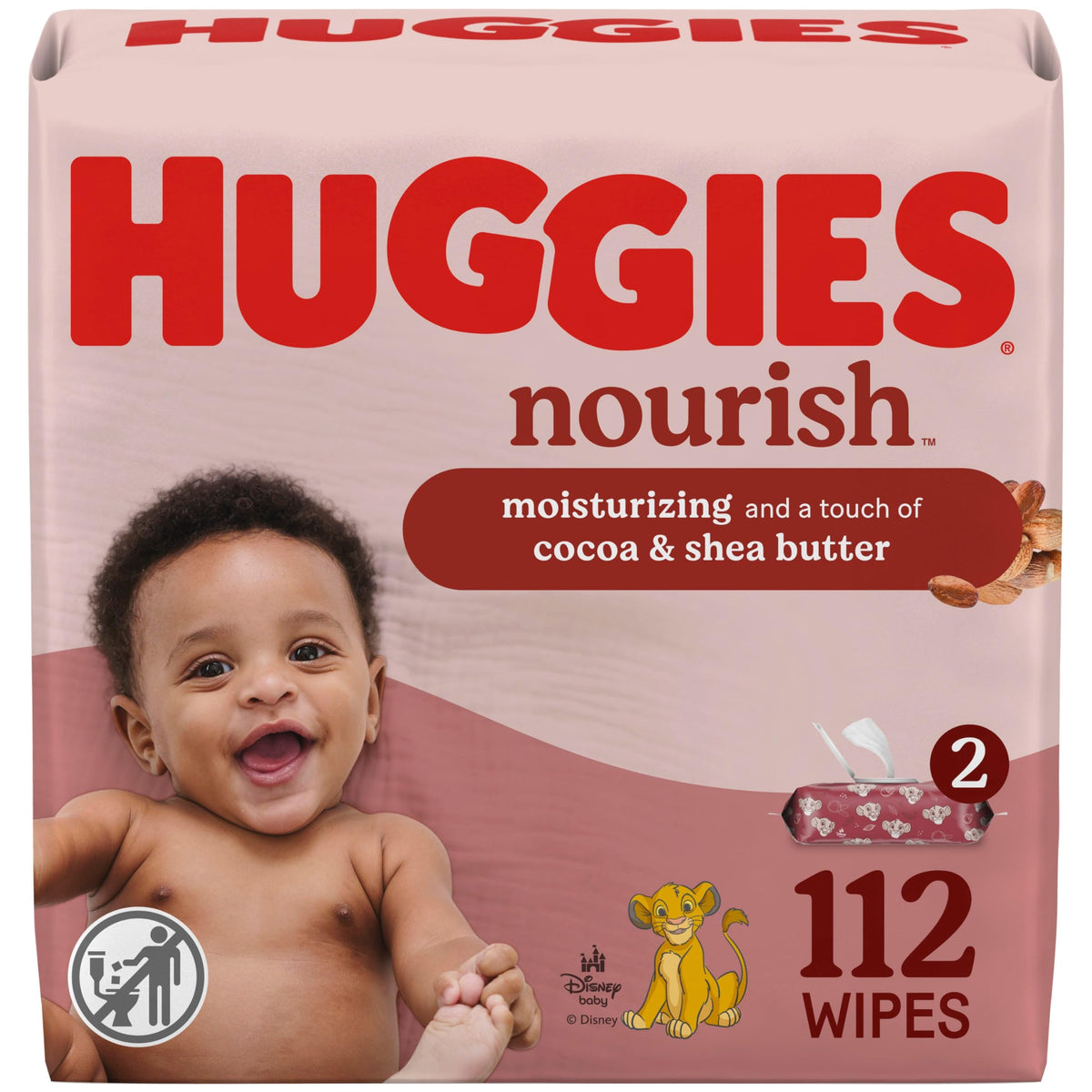 Huggies Nourish Scented Baby Wipes, 10 Packs, 560 Wipes
