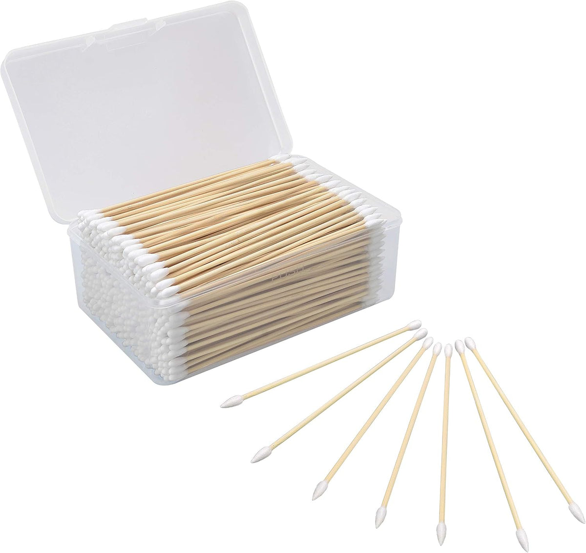 BOOSTEADY 6 Inch Cotton Gun Cleaning Swabs with Bamboo Handle(Choose Your Tip)