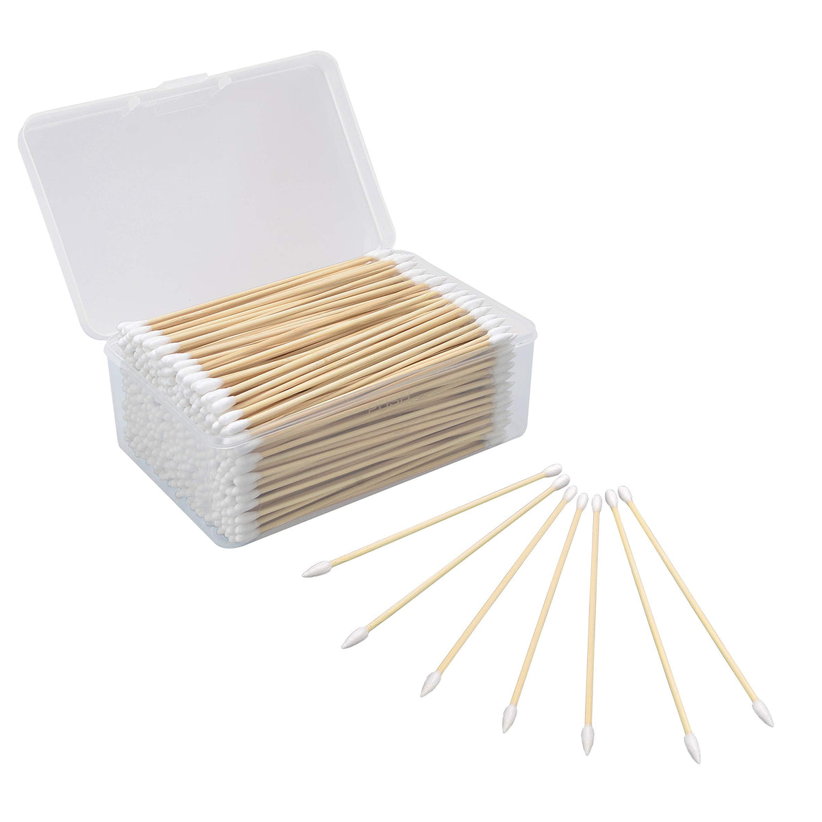 BOOSTEADY 6 Inch Cotton Gun Cleaning Swabs with Bamboo Handle(Choose Your Tip)