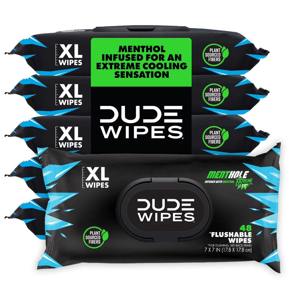 DUDE Wipes Unscented Adult Flushable Wet Wipes, Sensitive Skin, 288 Count