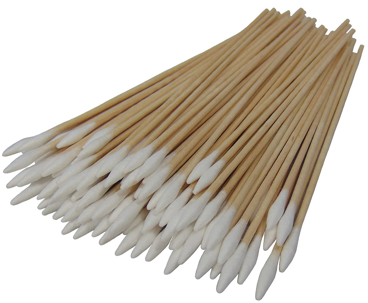 Type-III 100pc Gun Cleaning 6 Inch Double Sided Cotton Swabs