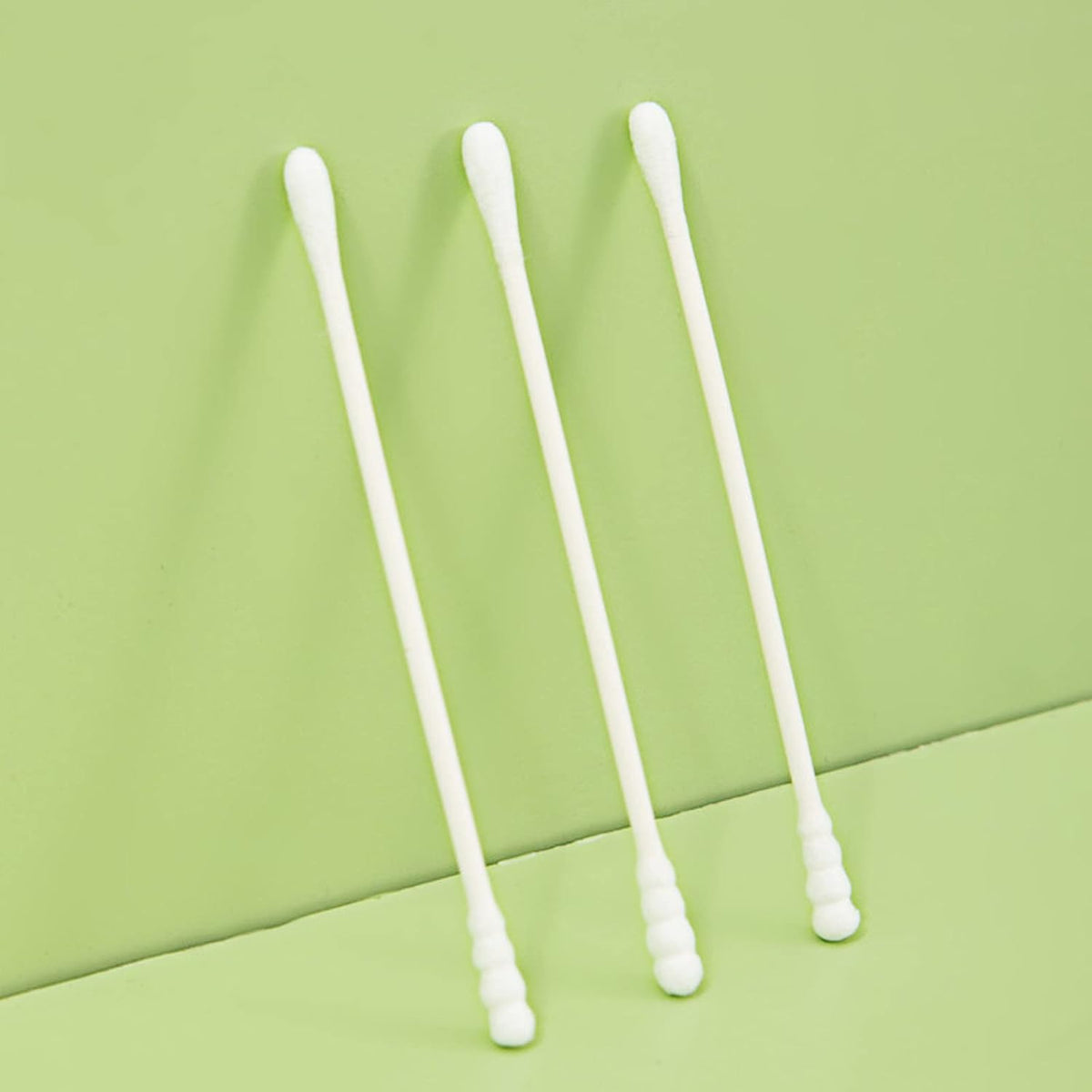 1000 Count Mini Cotton Swabs, Spiral/Round Cotton Swab with Paper Stick for Personal Care and Cleaning