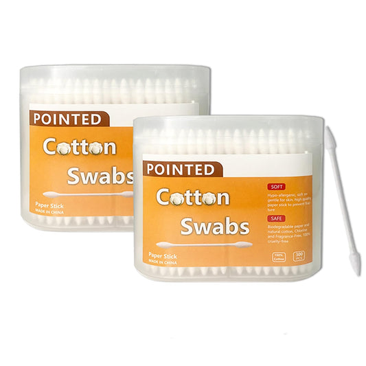 600PCS Precision Tips Cotton Swabs,Pointed Tips Makeup Tools, Household Cleaning, Beauty Tools & Personal Care