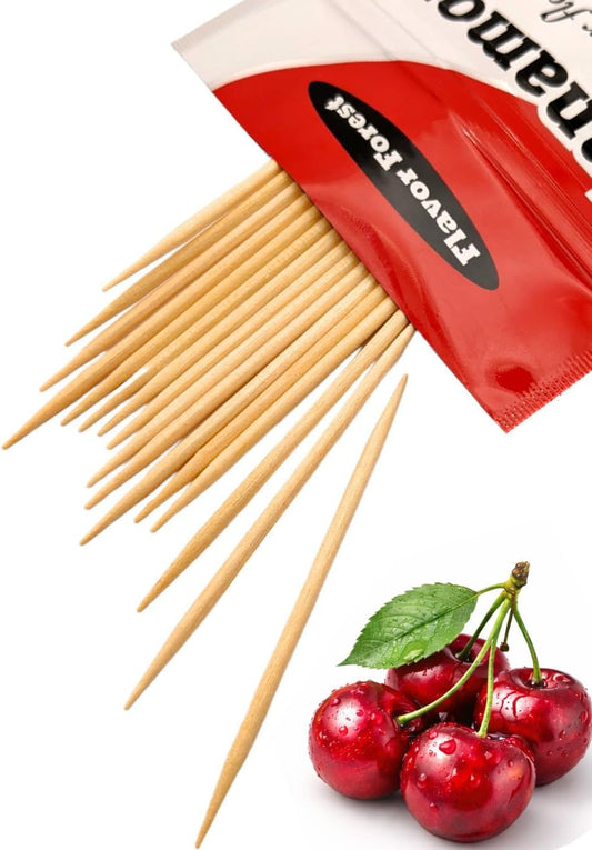 Wild Cherry Flavored Hot Cinnamon Toothpicks - 100ct