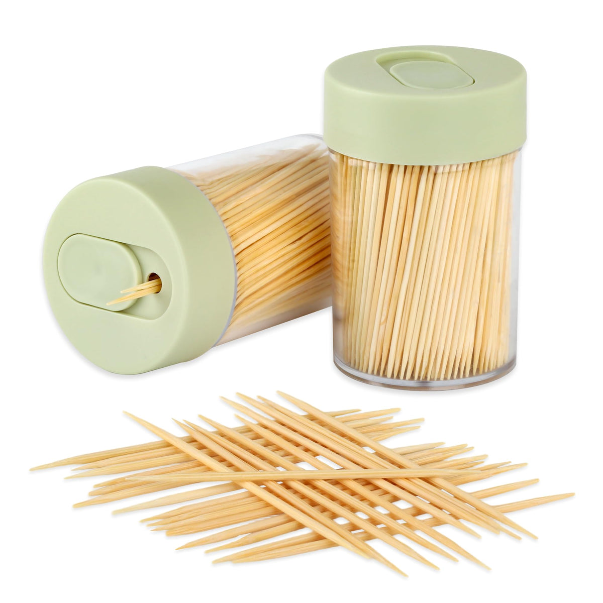 Damuzhi 1200 Pcs Bamboo Toothpicks