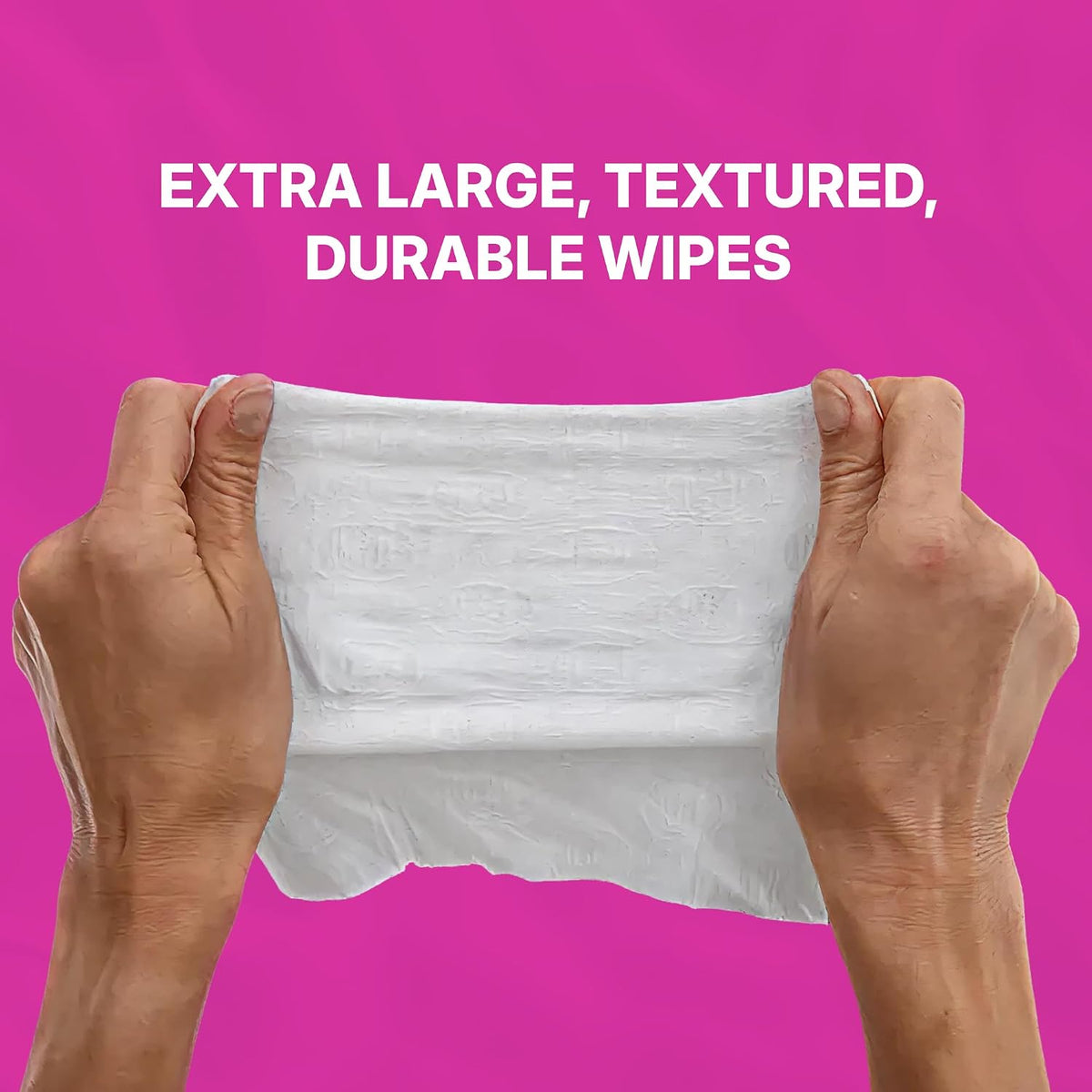 WaterWipes Sensitive Personal Care Ultra, Incontinence Wipes, Odor Removal, Heavy Duty XL Textured Wipes, Fragrance Free, 78 Count (3 Packs)