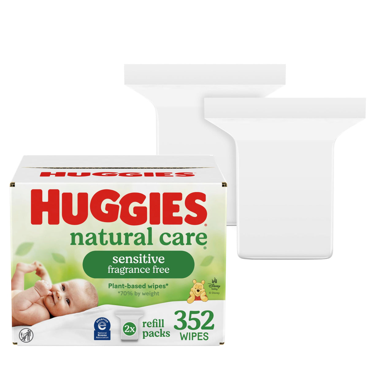Huggies Natural Care Sensitive Baby Wipes, Unscented, 10 Packs, 560 Wipes