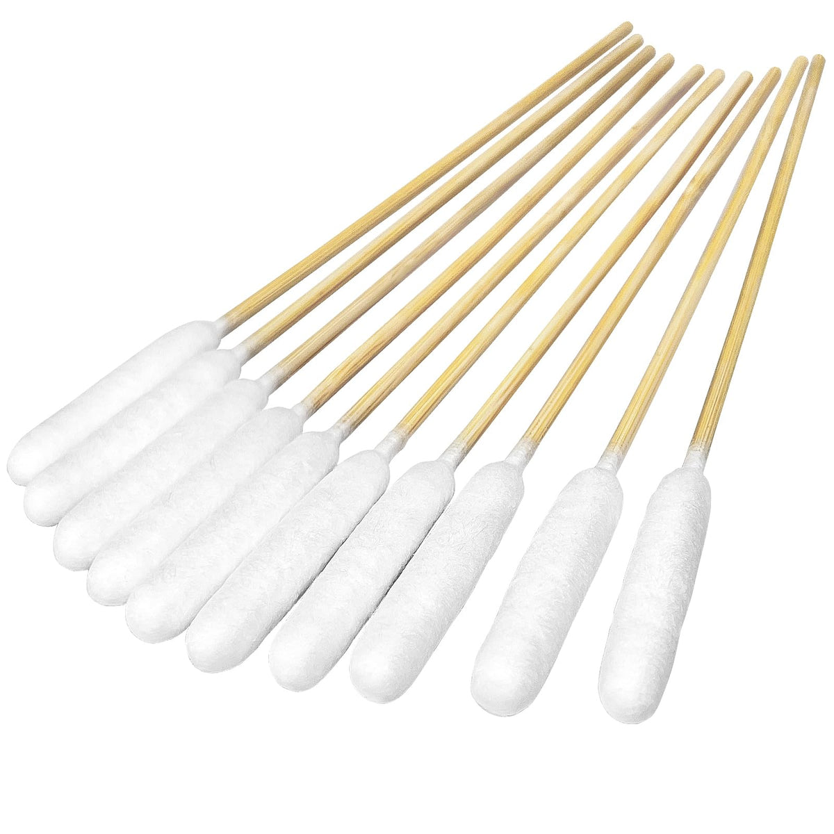 100 PCS Professional Dog Ear Cleaning Swabs - 6-inch Large Cotton Swabs