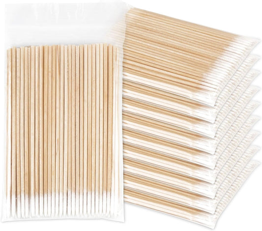 1000 Count Microblading Cotton Swab, Cotton Swabs Pointed Tip, Cotton Swabs Wood Sticks, Cotton Tipped Applicator, Tattoo Permanent Supplies (1000pcs)