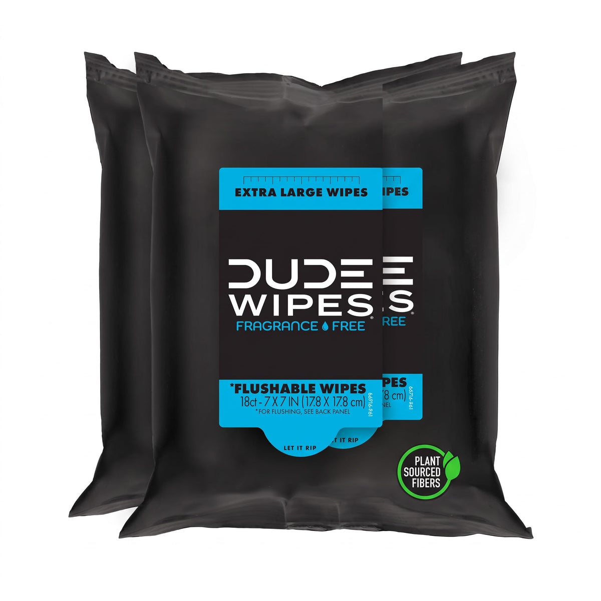 DUDE Wipes Mint Chill Adult Flushable Travel Wipes, Camping, 108 Count