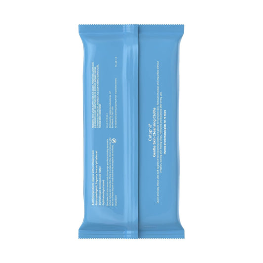 Cetaphil Cleansing Face & Body Wipes, Fragrance Free, 25ct, 3-Pack