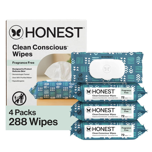 The Honest Company Multi-Use Baby Wipes, Balance Blues, 288 Count