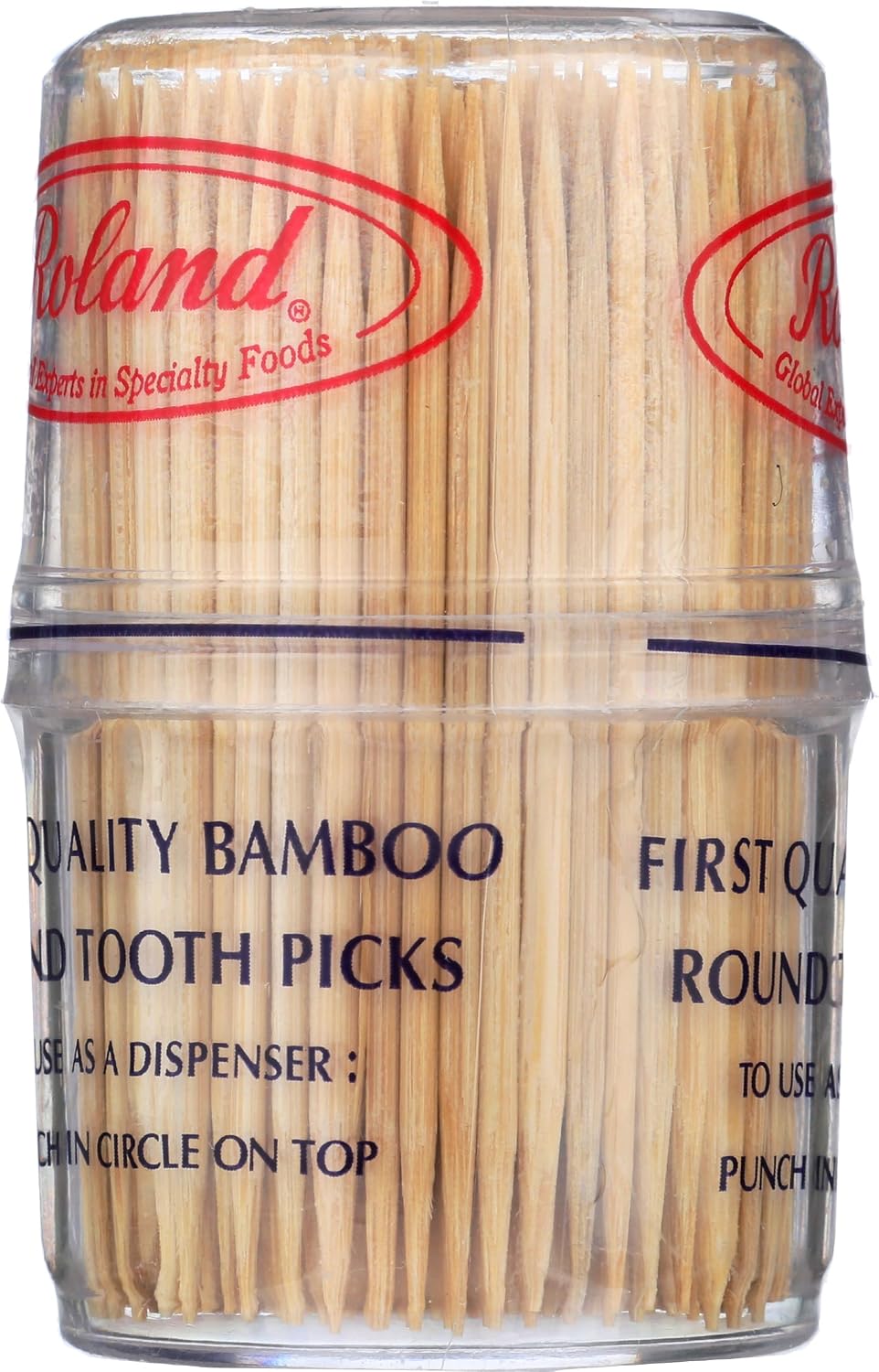 Roland Foods Bamboo Toothpicks, 300 Count, Pack of 1
