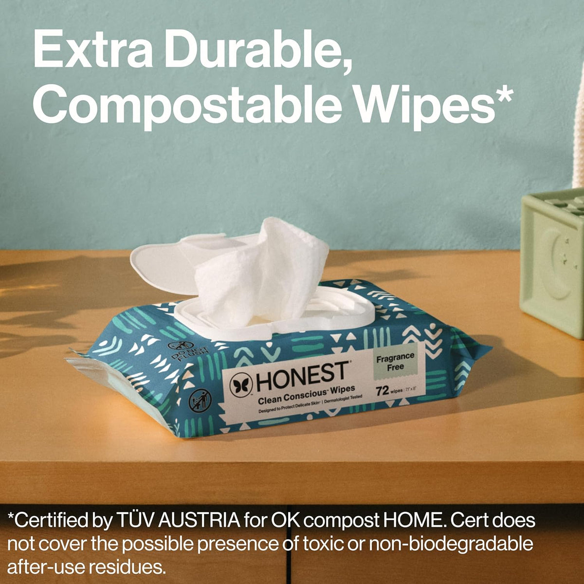 The Honest Company Multi-Use Baby Wipes, Balance Blues, 288 Count