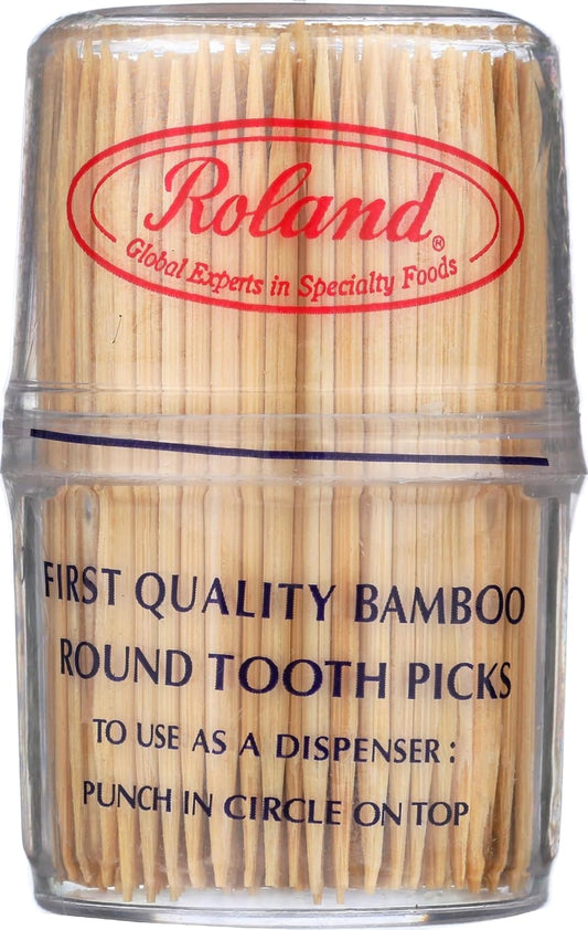 Roland Foods Bamboo Toothpicks, 300 Count, Pack of 1