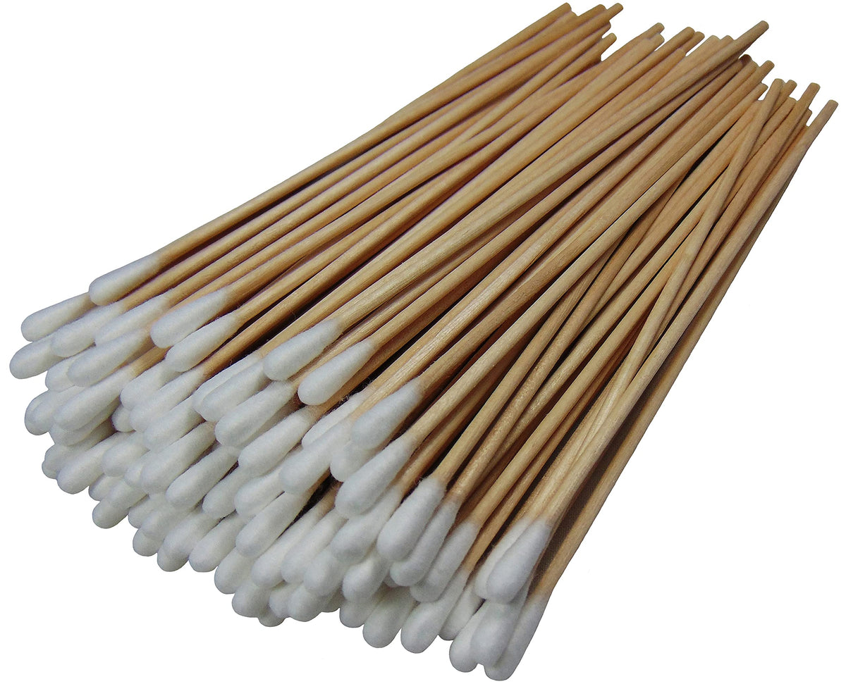 Type-III 100pc Gun Cleaning 6 Inch Double Sided Cotton Swabs
